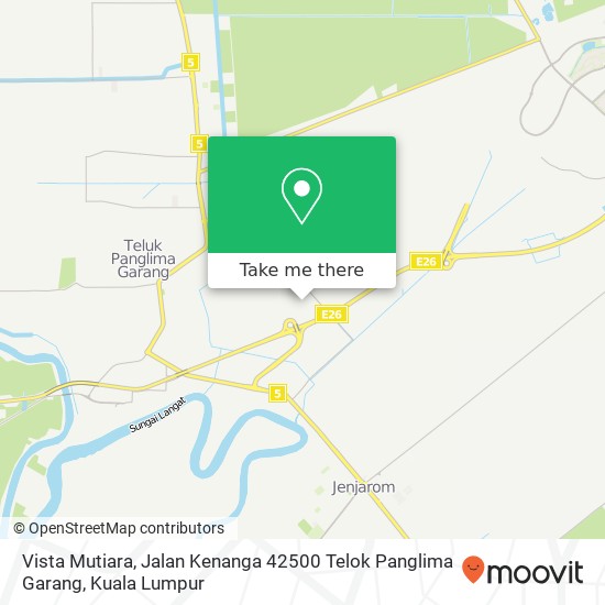 Vista Mutiara, Jalan Kenanga 42500 Telok Panglima Garang map