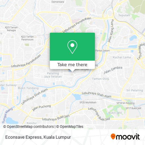 Econsave Express map