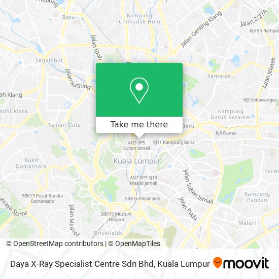 Daya X-Ray Specialist Centre Sdn Bhd map