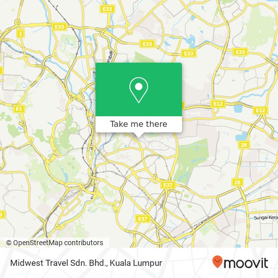 Midwest Travel Sdn. Bhd. map