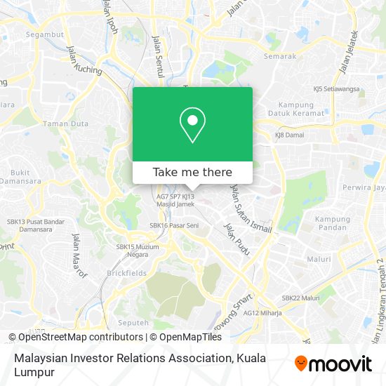 Malaysian Investor Relations Association map