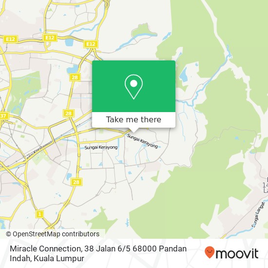 Miracle Connection, 38 Jalan 6 / 5 68000 Pandan Indah map