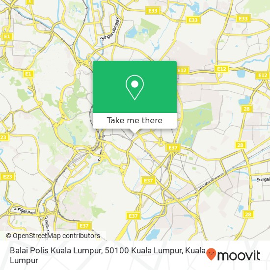 Balai Polis Kuala Lumpur, 50100 Kuala Lumpur map