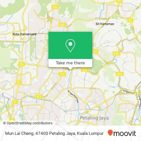 Mun Lai Cheng, 47400 Petaling Jaya map