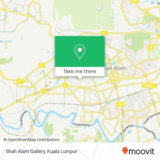 Shah Alam Gallery map