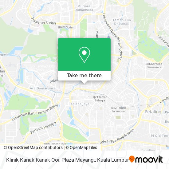 Klinik Kanak Kanak Ooi, Plaza Mayang. map