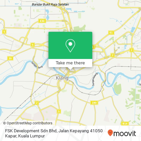 FSK Development Sdn Bhd, Jalan Kepayang 41050 Kapar map