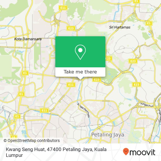 Peta Kwang Seng Huat, 47400 Petaling Jaya