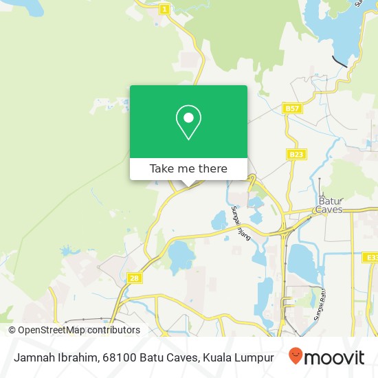 Jamnah Ibrahim, 68100 Batu Caves map