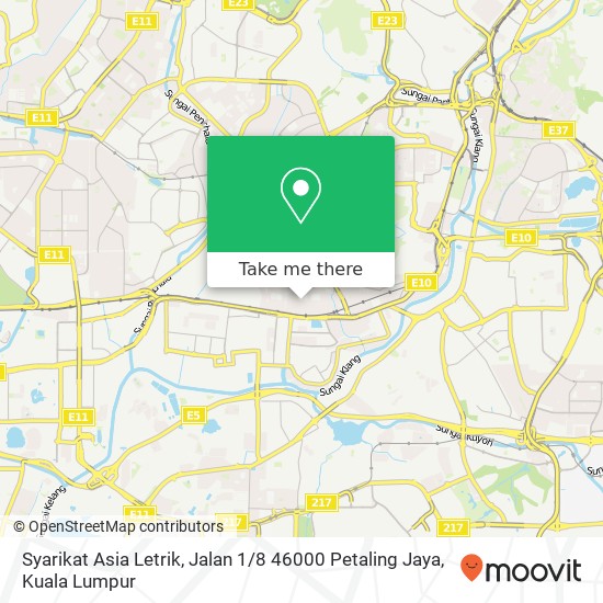 Syarikat Asia Letrik, Jalan 1 / 8 46000 Petaling Jaya map