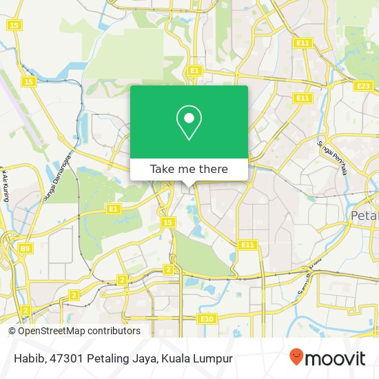 Habib, 47301 Petaling Jaya map