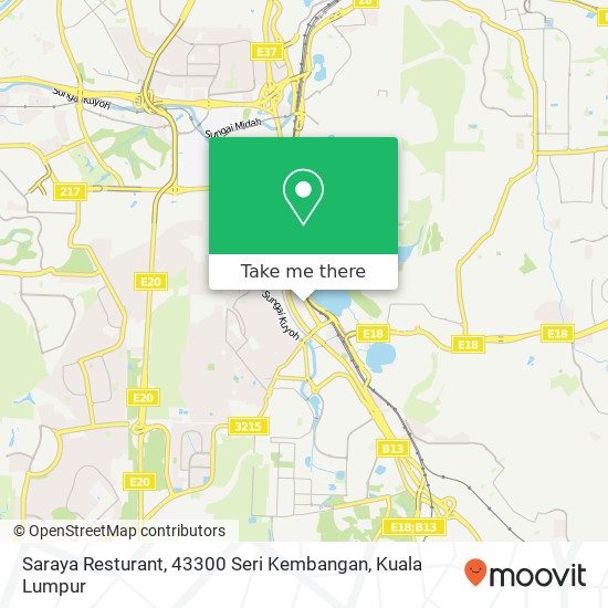 Saraya Resturant, 43300 Seri Kembangan map