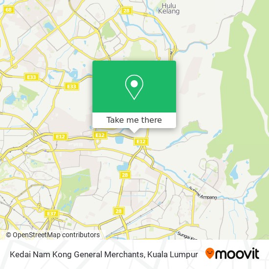 Kedai Nam Kong General Merchants map