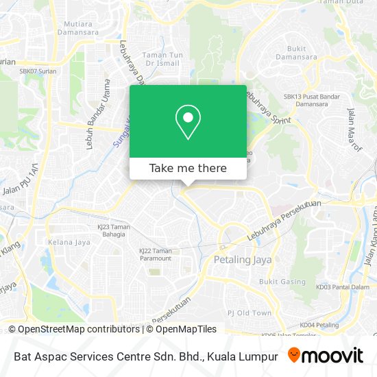 Bat Aspac Services Centre Sdn. Bhd. map