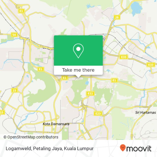 Logamweld, Petaling Jaya map
