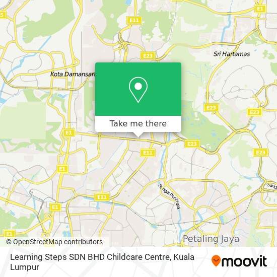 Learning Steps SDN BHD Childcare Centre map