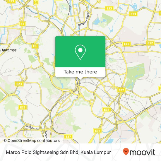 Marco Polo Sightseeing Sdn Bhd map