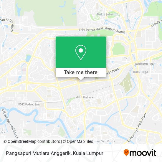 Peta Pangsapuri Mutiara Anggerik