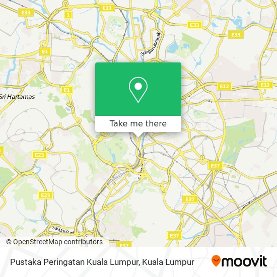 Peta Pustaka Peringatan Kuala Lumpur