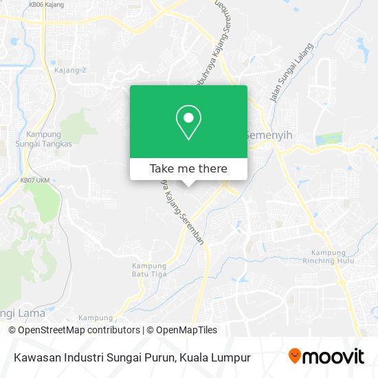 Peta Kawasan Industri Sungai Purun