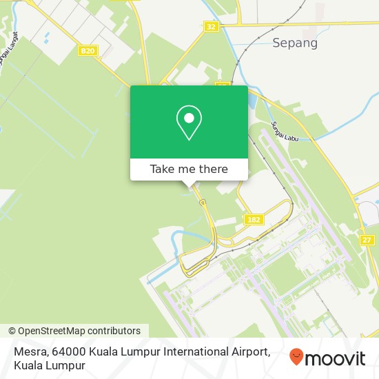 Mesra, 64000 Kuala Lumpur International Airport map