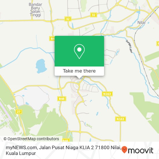 myNEWS.com, Jalan Pusat Niaga KLIA 2 71800 Nilai map