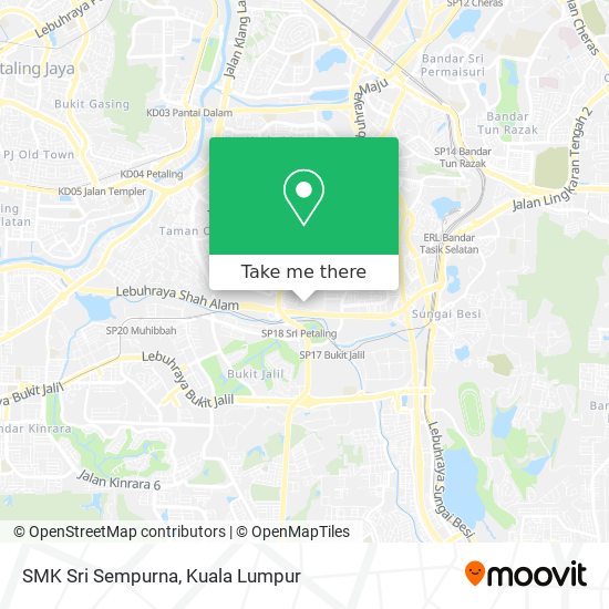 Peta SMK Sri Sempurna