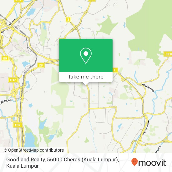 Peta Goodland Realty, 56000 Cheras (Kuala Lumpur)