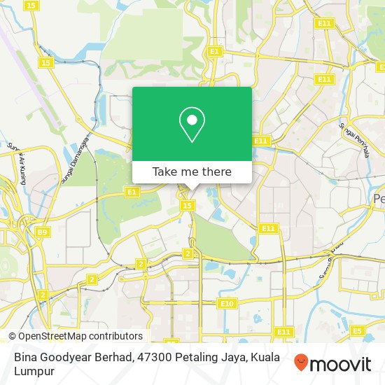 Bina Goodyear Berhad, 47300 Petaling Jaya map