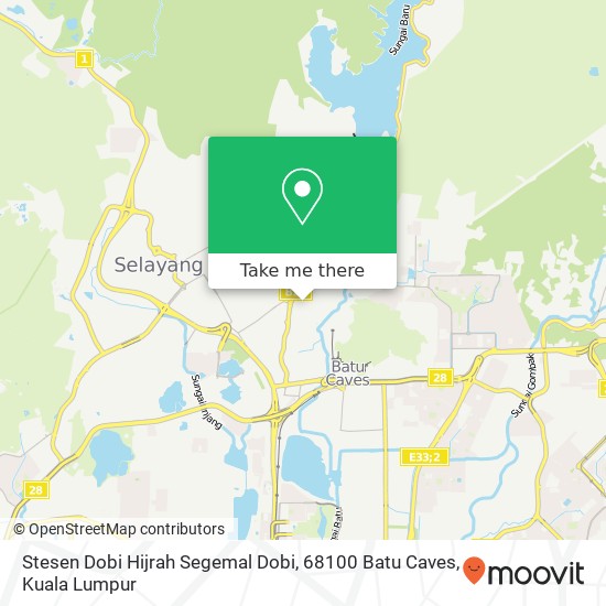 Stesen Dobi Hijrah Segemal Dobi, 68100 Batu Caves map