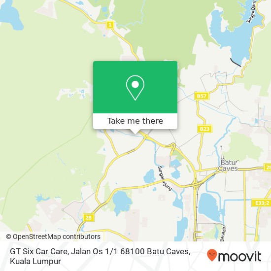 GT Six Car Care, Jalan Os 1 / 1 68100 Batu Caves map