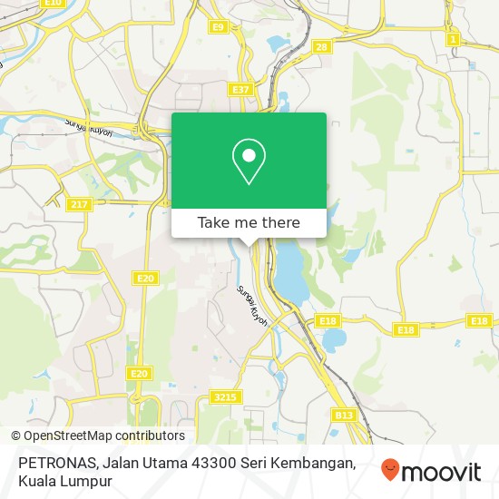 Peta PETRONAS, Jalan Utama 43300 Seri Kembangan