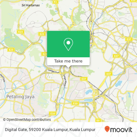 Digital Gate, 59200 Kuala Lumpur map