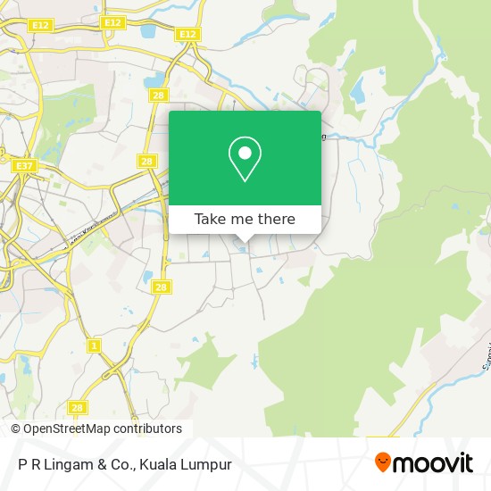 P R Lingam & Co. map