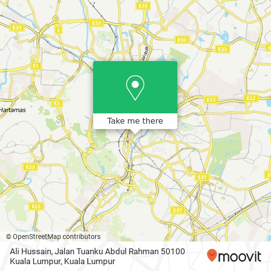 Ali Hussain, Jalan Tuanku Abdul Rahman 50100 Kuala Lumpur map