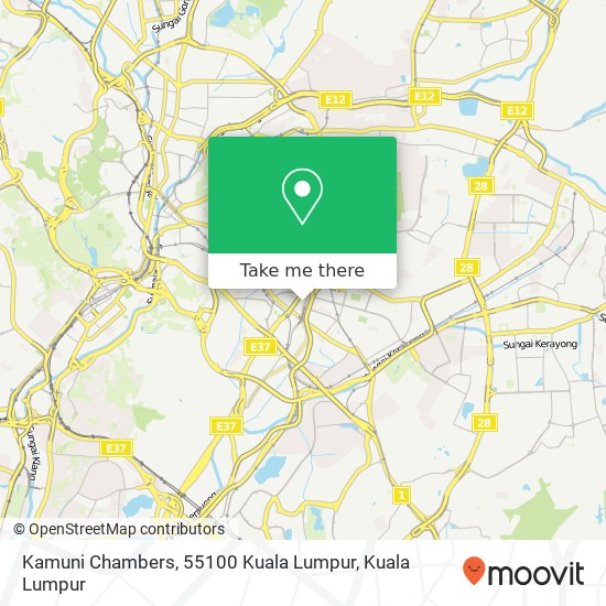 Peta Kamuni Chambers, 55100 Kuala Lumpur