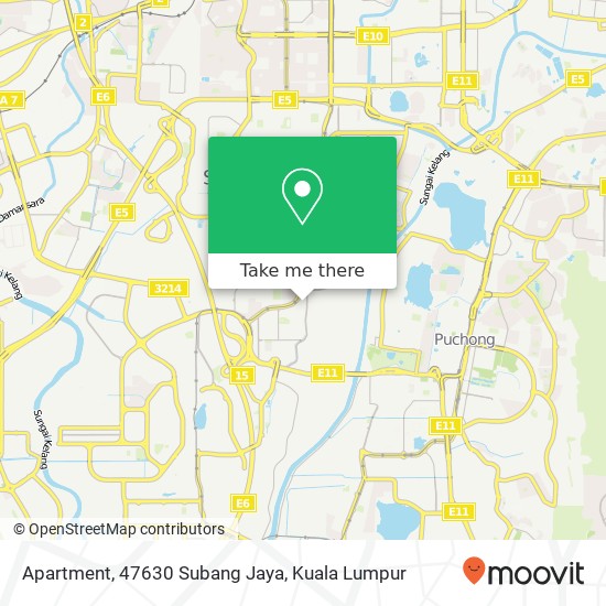 Apartment, 47630 Subang Jaya map