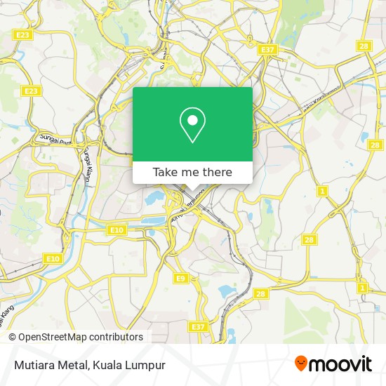 Mutiara Metal map