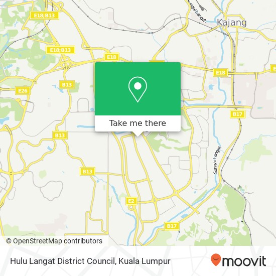 Peta Hulu Langat District Council