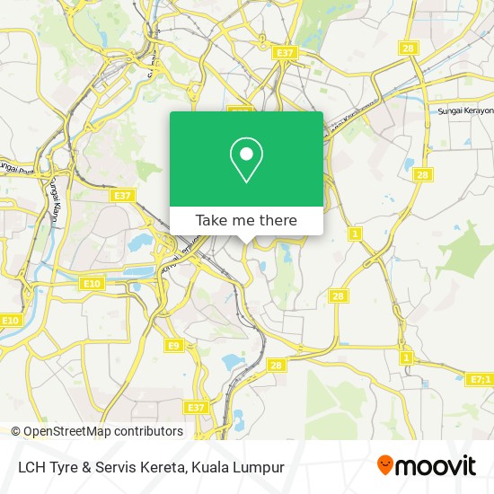 LCH Tyre & Servis Kereta map