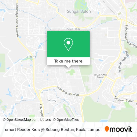 Peta smart Reader Kids @ Subang Bestari