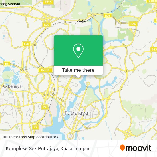 Kompleks Sek Putrajaya map