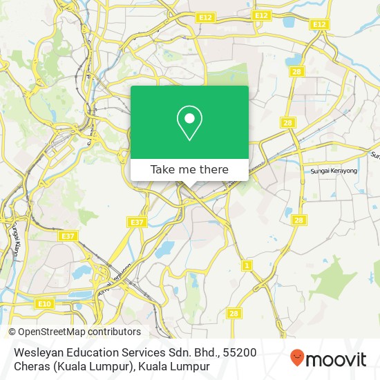 Peta Wesleyan Education Services Sdn. Bhd., 55200 Cheras (Kuala Lumpur)