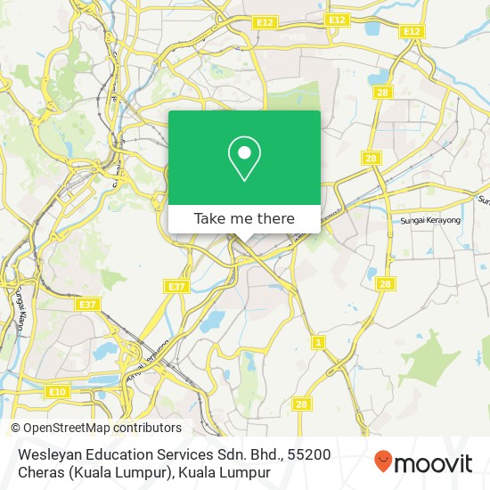 Wesleyan Education Services Sdn. Bhd., 55200 Cheras (Kuala Lumpur) map