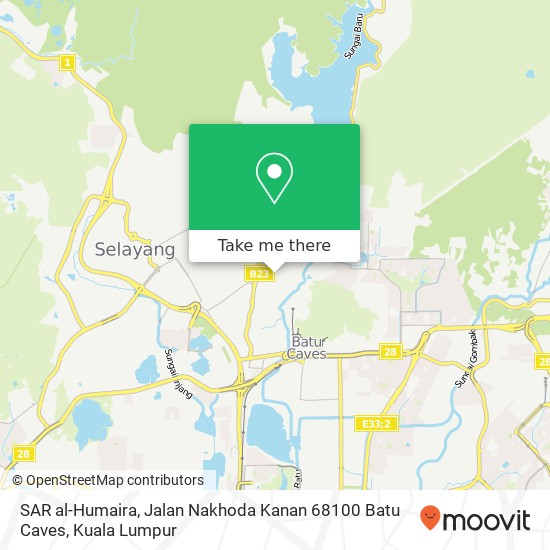 SAR al-Humaira, Jalan Nakhoda Kanan 68100 Batu Caves map