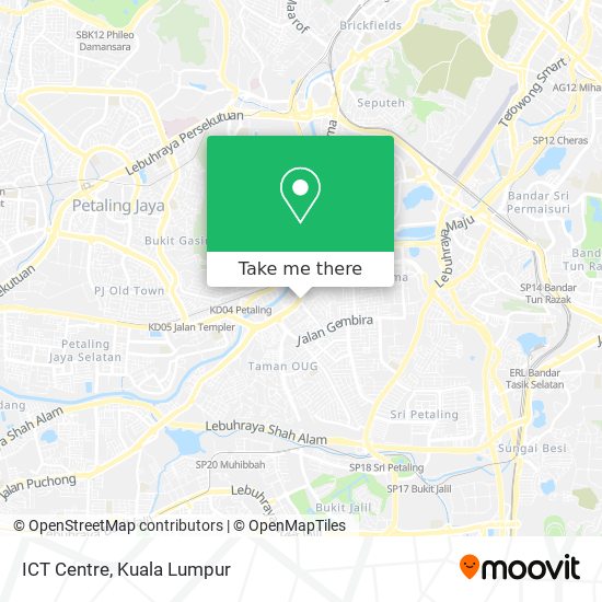 ICT Centre map