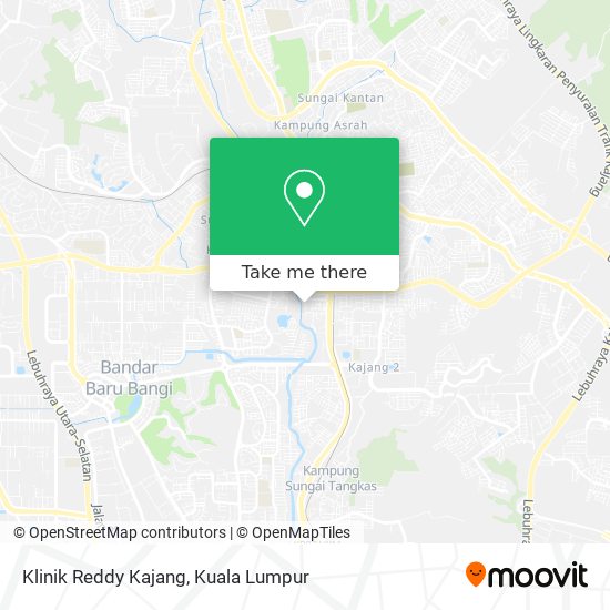 Klinik Reddy Kajang map