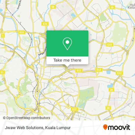 Jwaw Web Solutions map