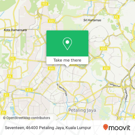 Seventeen, 46400 Petaling Jaya map