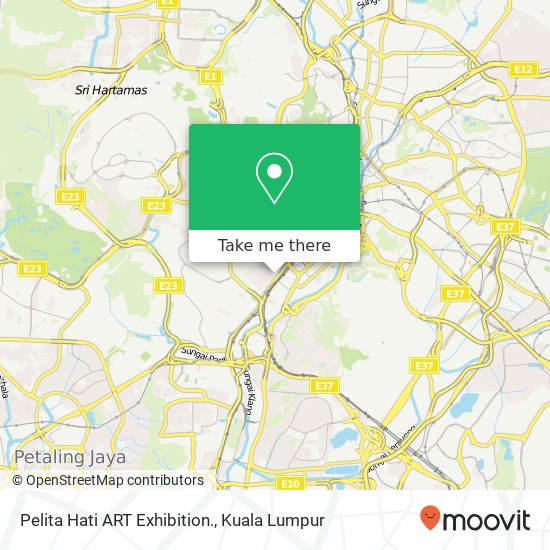 Pelita Hati ART Exhibition. map